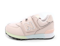 New Balance shell pink/quarry blue 574 sneaker